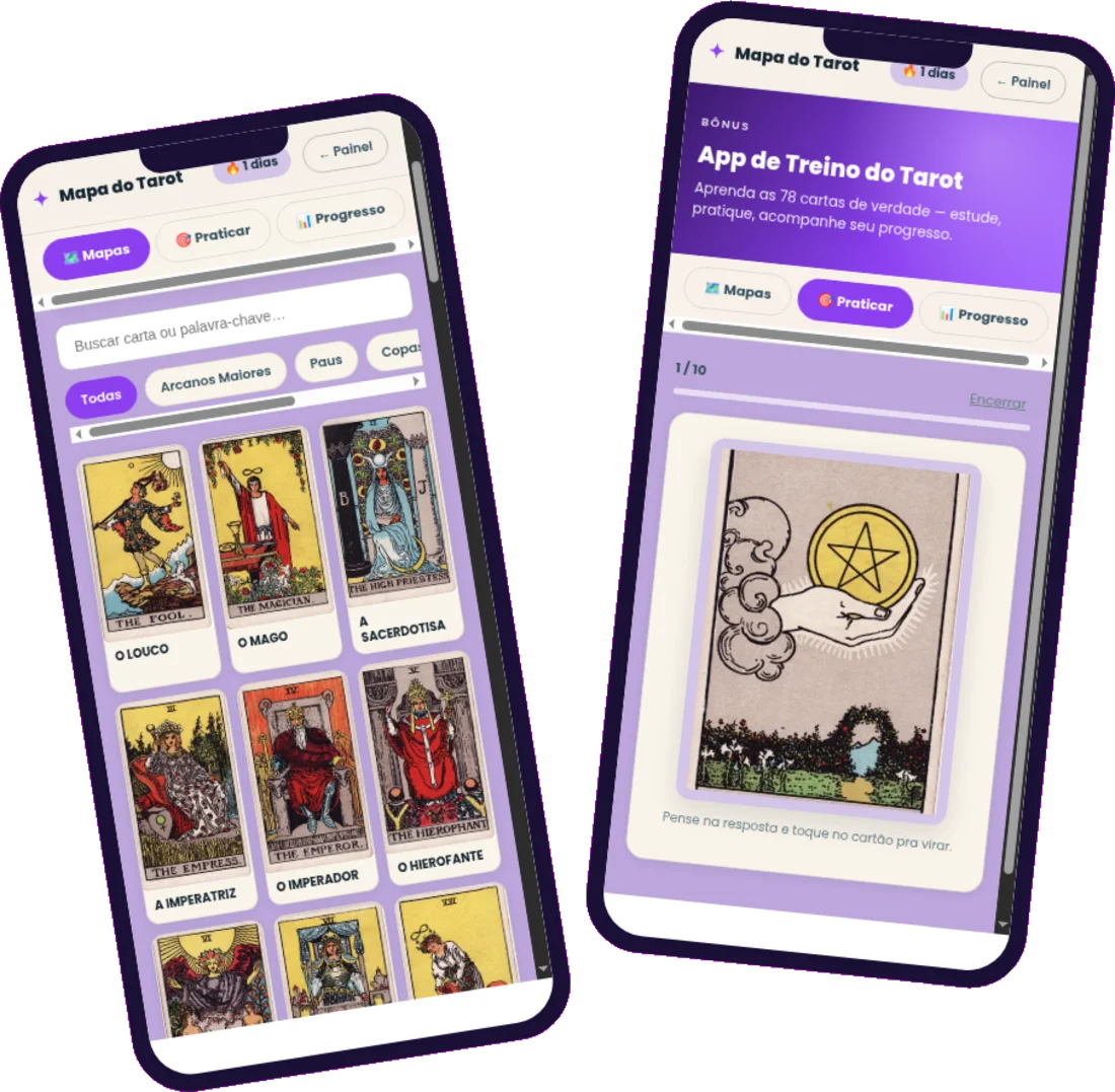 Bono especial — App de Entrenamiento del Tarot, mapas y flashcards en el celular
