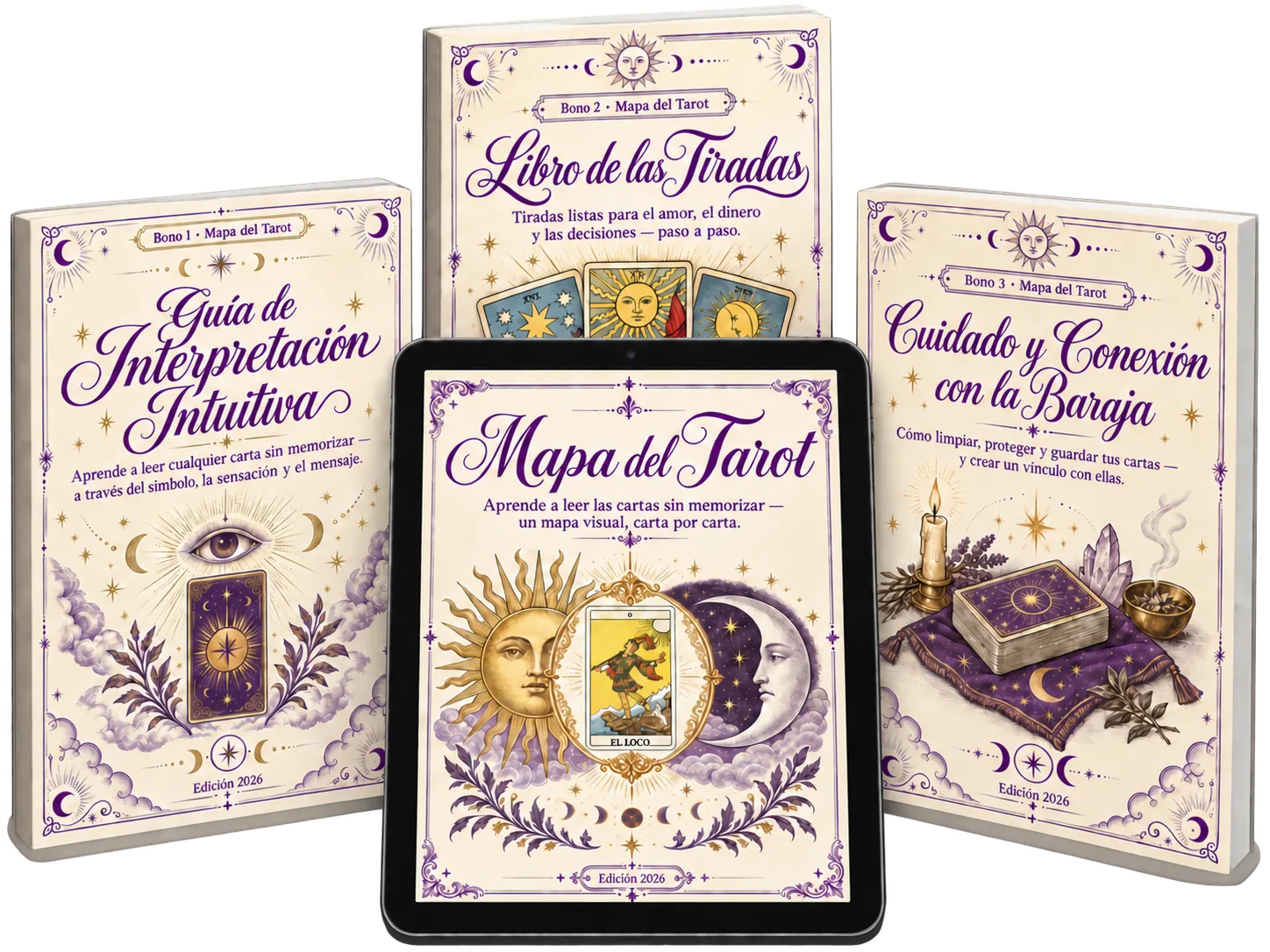 Mapa Completo del Tarot — con todos los materiales y bonos